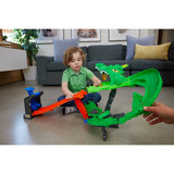 Hot Wheels Monster Trucks Sharks vs. Dinos Drachenzerstörungs-Spielset, Rennbahn 