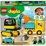 LEGO 10931 DUPLO Bagger und Laster, Konstruktionsspielzeug 