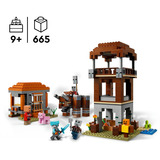 LEGO 21278 Minecraft Ein Verwüster am Plünderer-Außenposten, Konstruktionsspielzeug 