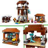 LEGO 21278 Minecraft Ein Verwüster am Plünderer-Außenposten, Konstruktionsspielzeug 