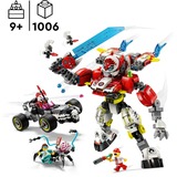 LEGO 71497 DREAMZzz Coopers Tiger-Mech und Zero's Hot Rod Auto, Konstruktionsspielzeug 