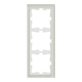 Merten Rahmen dreifach Kristallweiß weiß, Retail