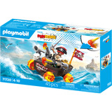 PLAYMOBIL 71720 Rasendes Piratenboot, Konstruktionsspielzeug 
