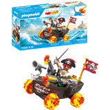 PLAYMOBIL 71720 Rasendes Piratenboot, Konstruktionsspielzeug 