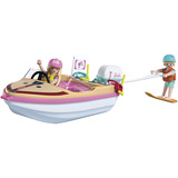 PLAYMOBIL 72122 Barbie Abenteuerboot, Konstruktionsspielzeug 