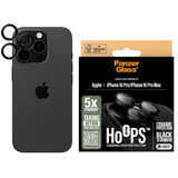 PanzerGlass Hoops Ceramic Kameraschutz, Schutzfolie schwarz, iPhone 16 Pro / 16 Max