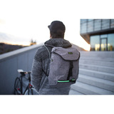 Schildkröt Wheel Bee City Lights , Rucksack grau, LED, 18 Liter
