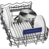 Siemens SR43ES24ME iQ300 , Spülmaschine edelstahl (gebürstet)/schwarz, 45 cm, Home Connect