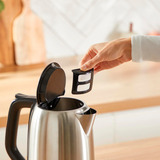 Tefal KO5S2DE Subito, Wasserkocher edelstahl/schwarz, 2.400 Watt, 1 Liter