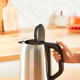 Tefal KO5S2DE Subito, Wasserkocher edelstahl/schwarz, 2.400 Watt, 1 Liter