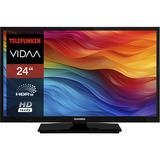 Telefunken XH24VP550M, LED-Fernseher 60 cm (24 Zoll), schwarz, HD-Ready, Tripple-Tuner, Mediaplayer