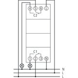 Theben TR 612 top3, Zeitschaltuhr mit Wochenprogramm, 2 Kanäle