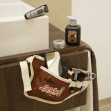 Theo Klein Braun - Barbergürtel, Kinderhaushaltsgerät mit Zubehör