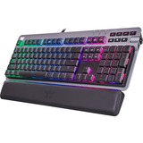 Thermaltake Argent K6 RGB, Gaming-Tastatur titan, DE-Layout, Cherry MX Low Profile RGB Speed