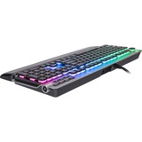 Thermaltake Argent K6 RGB, Gaming-Tastatur titan, DE-Layout, Cherry MX Low Profile RGB Speed