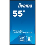 iiyama ProLite LH5575UHS-B1AG, Public Display schwarz (matt), UltraHD/4K, IPS, Lautsprecher, SDM-Slot