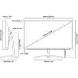 Arozzi Nova 24T1K200, Gaming-Monitor 61 cm (23.8 Zoll), weiß, FullHD, IPS, HDMI, DP, Adaptive-Sync, HDR, 200Hz Panel