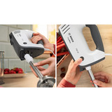 Bosch Handmixer ErgoMixx MFQ37470 weiß/grau, 750 Watt, mit Mixfuß
