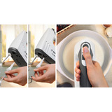 Bosch Home Handmixer ErgoMixx MFQ37470 weiß/grau, 750 Watt, mit Mixfuß