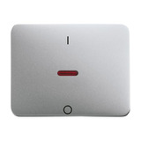 Busch-Jaeger Kontroll-Wippe mit Aufdruck I/0 titan, Retail