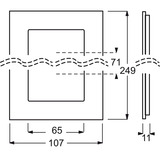 Busch-Jaeger Rahmen dreifach bronze, Retail