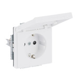 Busch-Jaeger Schutzkontakt Steckdosen Einsatz Typ F 20 EUKNB-884 weiß, Retail