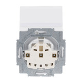 Busch-Jaeger Schutzkontakt Steckdosen Einsatz Typ F 20 EUKNB-884 weiß, Retail