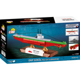 COBI ORP Sokół Polish Submarine, Konstruktionsspielzeug Maßstab 1:300