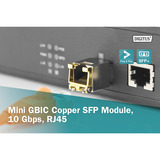 Digitus Mini GBIC Kupfer SFP Modul, Transceiver 