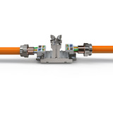 Digitus Professional Cat.6a Kupplung für Feldanwendungen, 500 MHz, 10GBase-T mit Metallschraubkappe