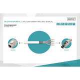 Digitus Professional Cat.7 S/FTP Verlegekabel Maxflex simplex, Dca weiß, 305 Meter Box