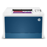 HP Color LaserJet Pro 4202dn, Farblaserdrucker weiß/blau, USB, LAN, Duplex (Druck)
