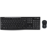 Logitech Wireless Combo MK270, Set schwarz/silber, DE-Layout, Rubberdome