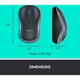 Logitech Wireless Combo MK270, Set schwarz/silber, DE-Layout, Rubberdome