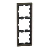 Merten Rahmen 3-fach Moccametallic bronze, Retail