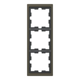 Merten Rahmen 3-fach Moccametallic bronze, Retail