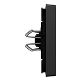 Merten Wippe einteilig für mechanische Schalter und Tastereinsätze, lackiert matt, Typ MEG3300-0403 schwarz (matt), Retail