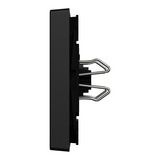 Merten Wippe einteilig für mechanische Schalter und Tastereinsätze, lackiert matt, Typ MEG3300-0403 schwarz (matt), Retail