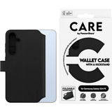 PanzerGlass Wallet Case mit Kickstand, Handyhülle schwarz, Samsung Galaxy S24 FE 5G