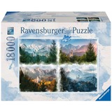 Puzzle Märchenschloss in 4 Jahreszeiten