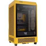 Thermaltake The Tower 200 Bumblebee, Tower-Gehäuse dunkelgelb, Tempered Glass