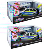 VEDES Polizeiauto mit Polizeikelle im Maßstab 1:18, Modellfahrzeug 