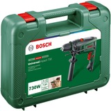 Bosch Heimwerken & Garten Schlagbohrmaschine UniversalImpact 730 grün, 730 Watt, Koffer