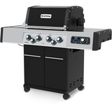 Broil King Gasgrill Regal Q 490 IR schwarz/edelstahl, mit Infrarot-Seitenbrenner und Heckbrenner, iQue Smart Steuerung