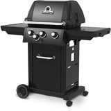 Broil King Gasgrill Royal 340 Shadow schwarz, mit Seitenbrenner