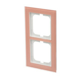 Busch-Jaeger Abdeckrahmen 2-fach, Abdeckung rosa, Retail