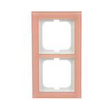 Busch-Jaeger Abdeckrahmen 2-fach, Abdeckung rosa, Retail