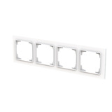Busch-Jaeger Abdeckrahmen vierfach weiß, Retail