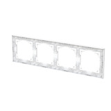 Busch-Jaeger Abdeckrahmen vierfach weiß, Retail