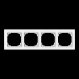 Busch-Jaeger Abdeckrahmen vierfach weiß, Retail